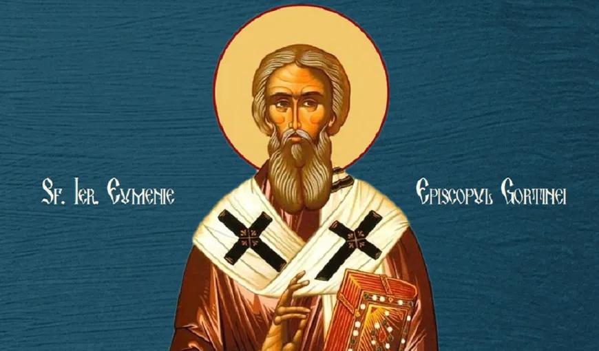 Calendar ortodox 18 septembrie 2021. Sfântul Eumenie, Episcopul Gortinei, ocrotitorul sărmanilor, mângâierea întristaților, vindecătorul bolnavilor