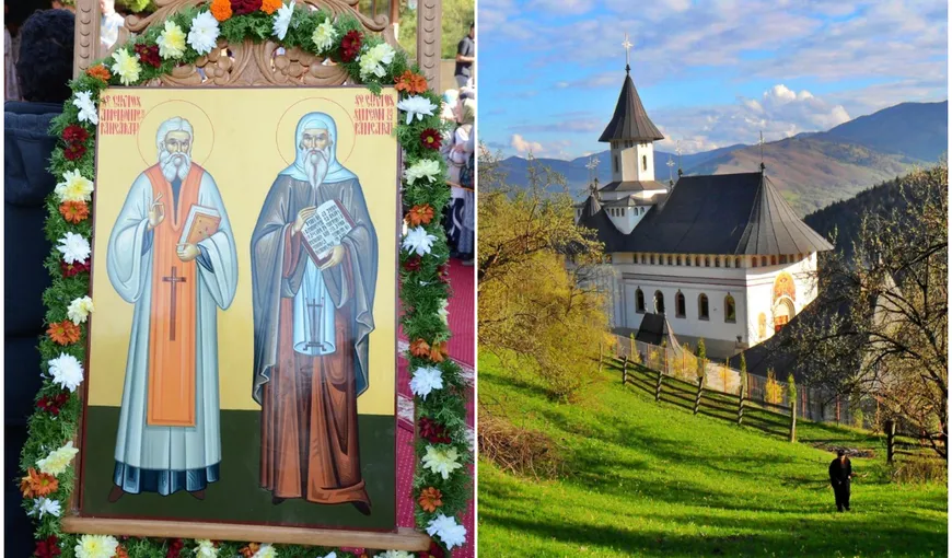 Calendar ortodox 7 septembrie 2023. Sfinții Cuvioși Simeon și Amfilohie de la Pângărați. Rugăciune făcătoare de minuni pentru izbăvire de neputințe trupești și sufletești
