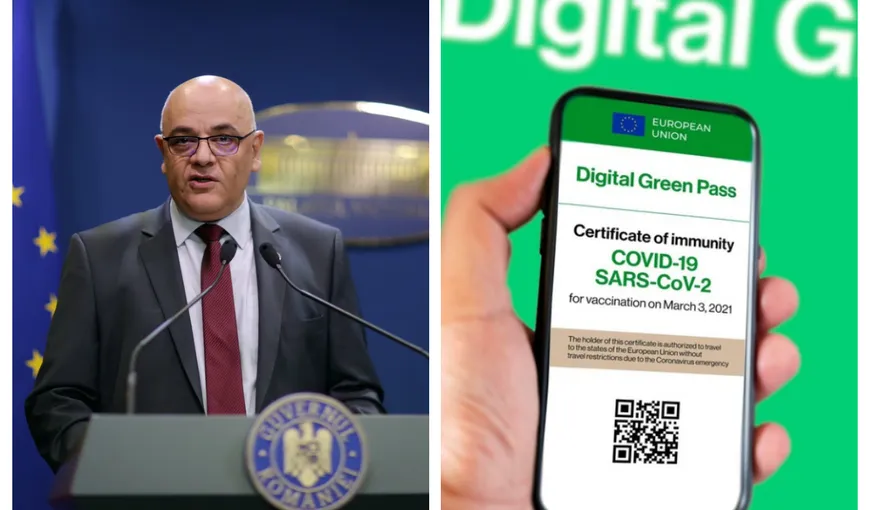 Raed Arafat a explicat cum se va verifica certificatul verde: „Există o aplicaţie care se descarcă de pe internet”