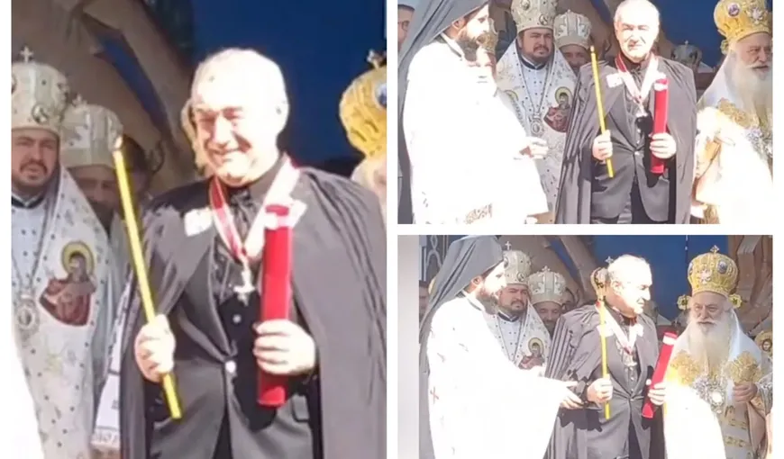 GIGI BECALI a plâns în hohote după ce a primit Crucea Patriarhală pentru mireni