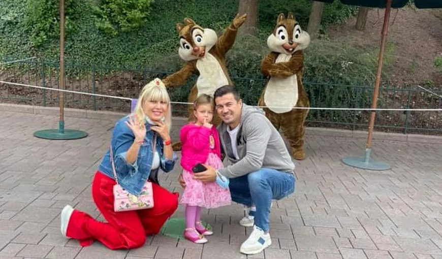 Fetiţa Elenei Udrea a împlinit 3 ani. Eva Maria a primit cadou o vacanţă la Disneyland Paris FOTO