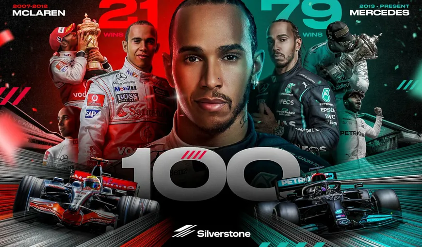 Lewis Hamilton, primul pilot din istorie care ajunge la 100 de victorii în Formula 1. Britanicul a câştigat Marele Premiu al Rusiei, de la Soci