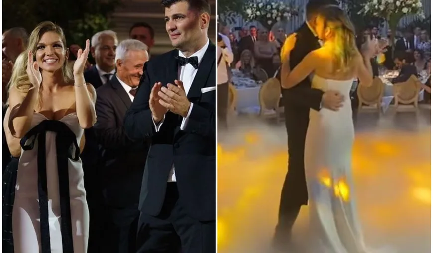Cât a plătit Simonei Halep pe rochia de mireasă purtată la petrecere. Sportiva a avut două ţinute