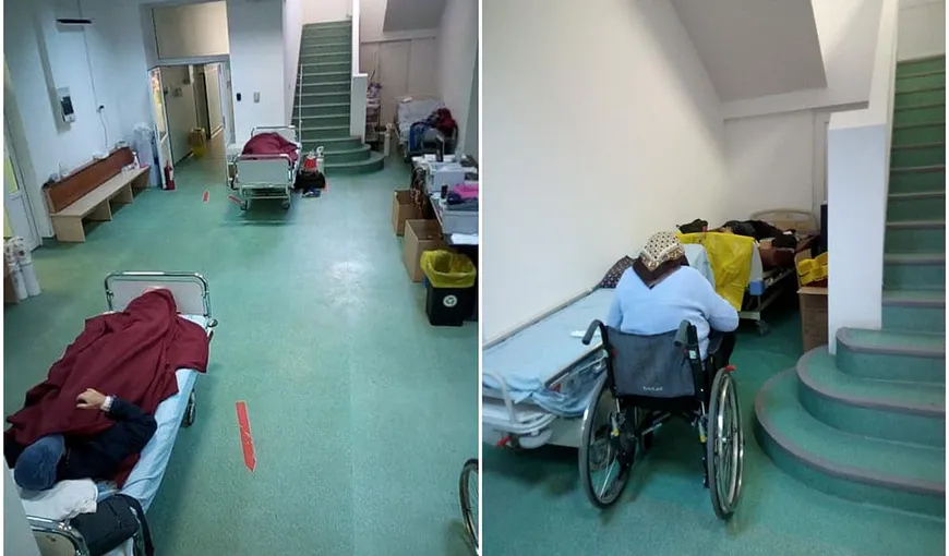 Spitalele din România, la un pas de colaps din cauza valului 4. La ”Marius Nasta”, paturile au fost mutate pe hol: E cel mai dificil să asigurăm oxigenul!