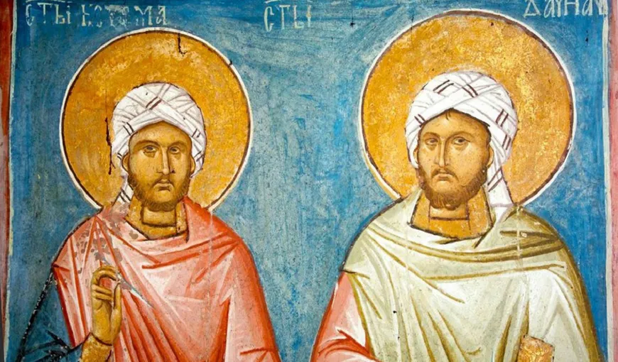 Calendar ortodox 1 noiembrie 2022. Sfinții Cosma și Damian, doctori fără arginţi. Rugăciune făcătoare de minuni pentru vindecare grabnică de orice boală