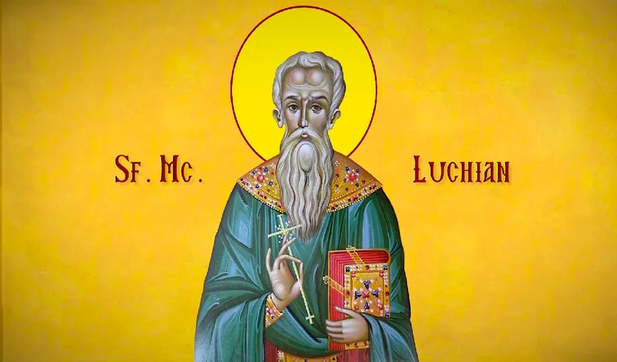 Calendar ortodox 15 octombrie 2021. Sfântul Mucenic Luchian. Rugăciune de ajutor la vreme de necaz şi întristare