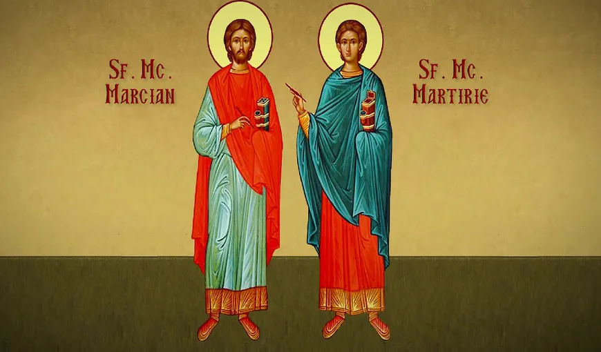 Calendar ortodox 25 octombrie 2022. Sfinții Mucenici Marcian și Martirie. Rugăciunea care se spune atunci când sufletul îţi este împovărat