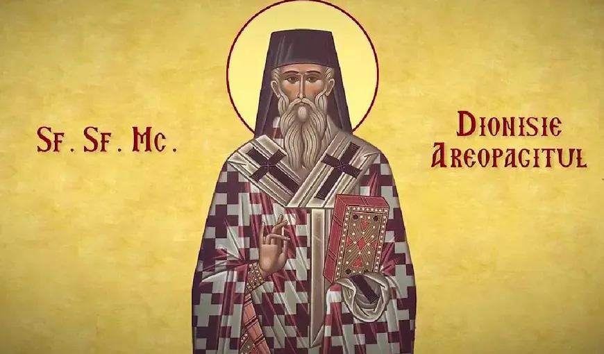 Calendar ortodox 3 octombrie 2022. Sfântul Dionisie Areopagitul. Rugăciune pentru luminarea minţii. Se spune atunci când ai de luat o decizie importantă