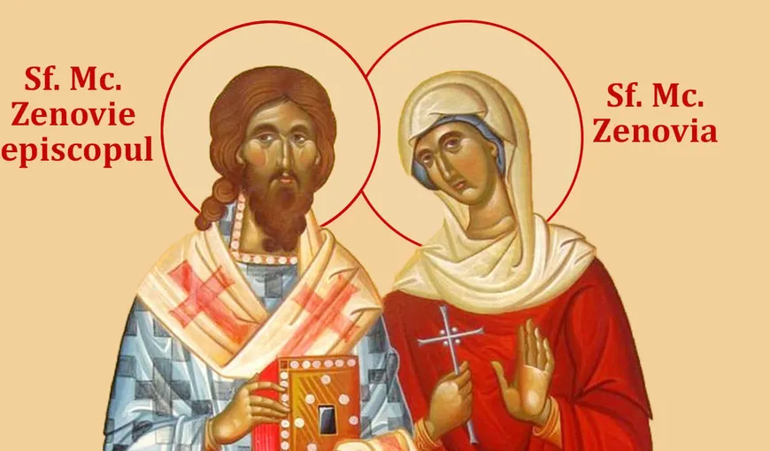 Calendar ortodox 30 octombrie 2022. Sfinții Mucenici Zenovie și Zenovia, ocrotitorii familiei. Rugăciunea care te ajută să ai o căsnicie fericită