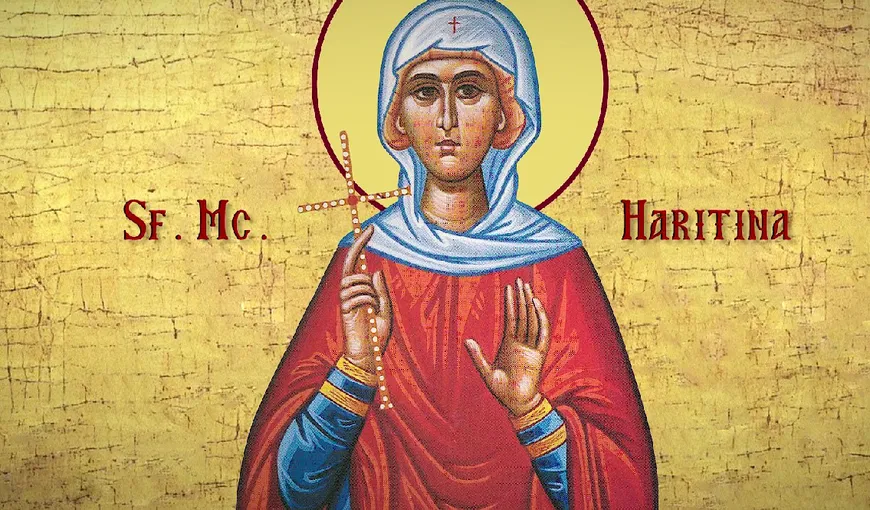 Calendar ortodox 5 octombrie 2022. Cruce neagră, Sfânta Haritina, mare ajutătoare în războiul minţii cu gândurile, patimile şi viciile