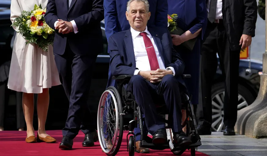 Preşedintele Cehiei este internat la terapie intensivă și medicii consideră că nu va mai fi apt pentru atribuții în serviciu