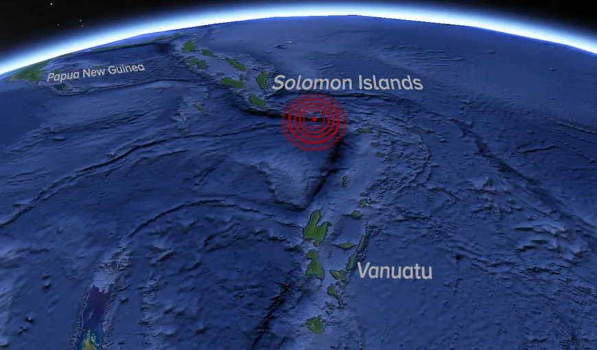 Cutremur cu magnitudine 6.6 în Insulele Solomon