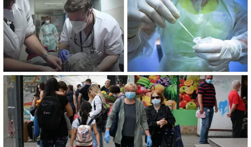 Rata de infectare Bucureşti a ajuns la 15.42, spitalele sunt sufocate de cazurile grave. Şase localităţi din Ilfov au trecut de rata 20