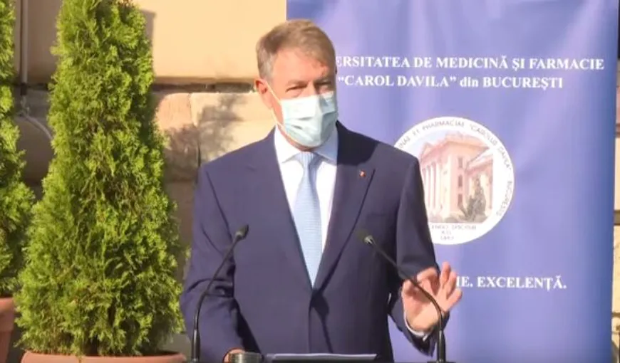 Klaus Iohannis: „Pandemia de COVID-19 a fost dublată de o epidemie a dezinformării. Această epidemie de fake news a pus la îndoială eficienţa vaccinurilor”