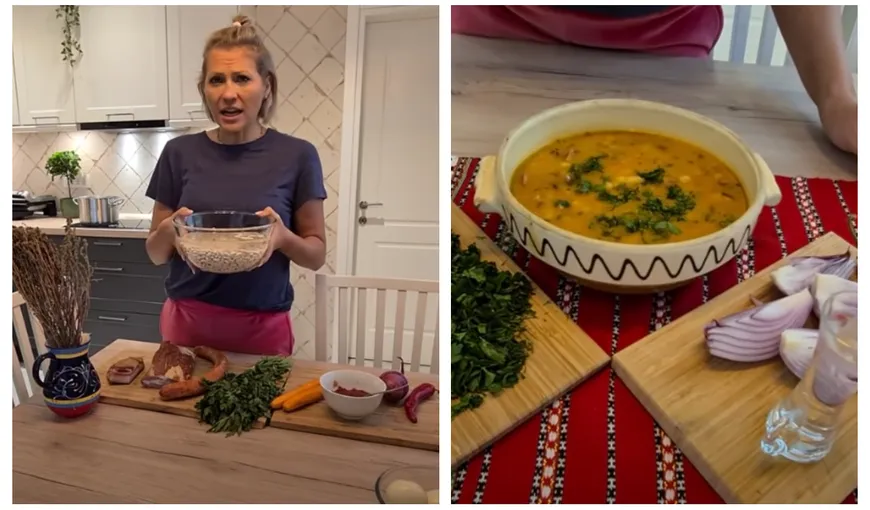 Mirela Vaida a dezvăluit secretul celei mai bune ciorbe de fasole cu afumătură: „Eu gătesc la oală, româneşte”