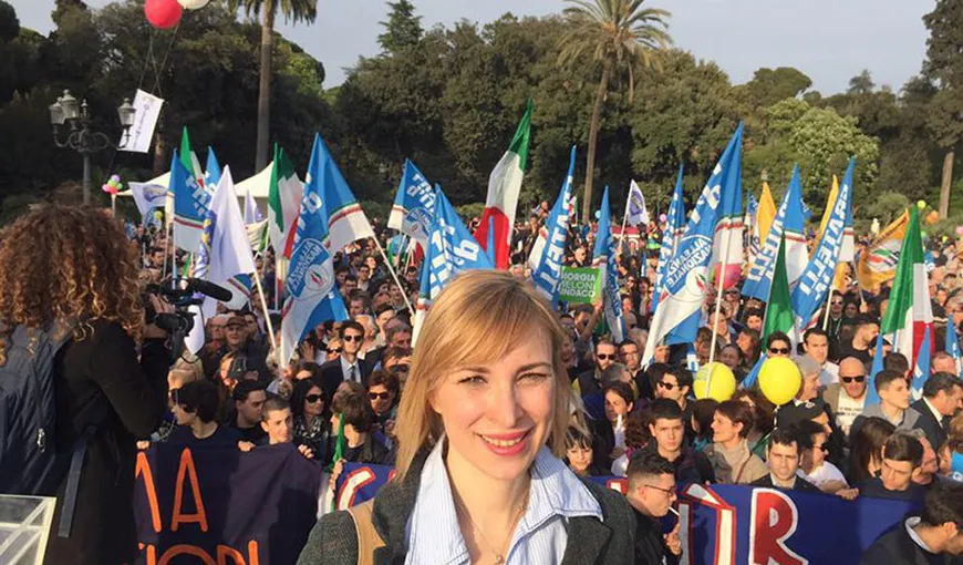 Nepoata lui Mussolini a câştigat alegerile din Italia. Rachele a candidat la Roma