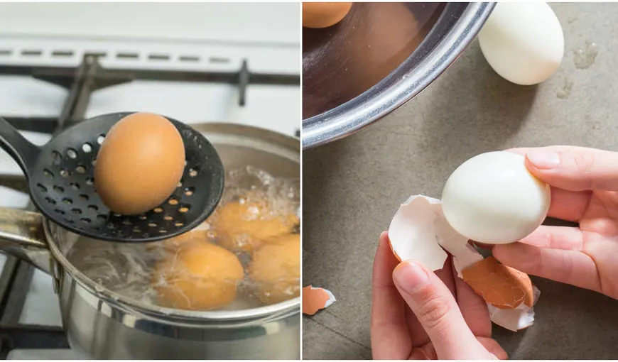Cum să decojești ouăle fierte simplu și ușor asemenea unui bucătar-șef. Pune acest ingredient în apă