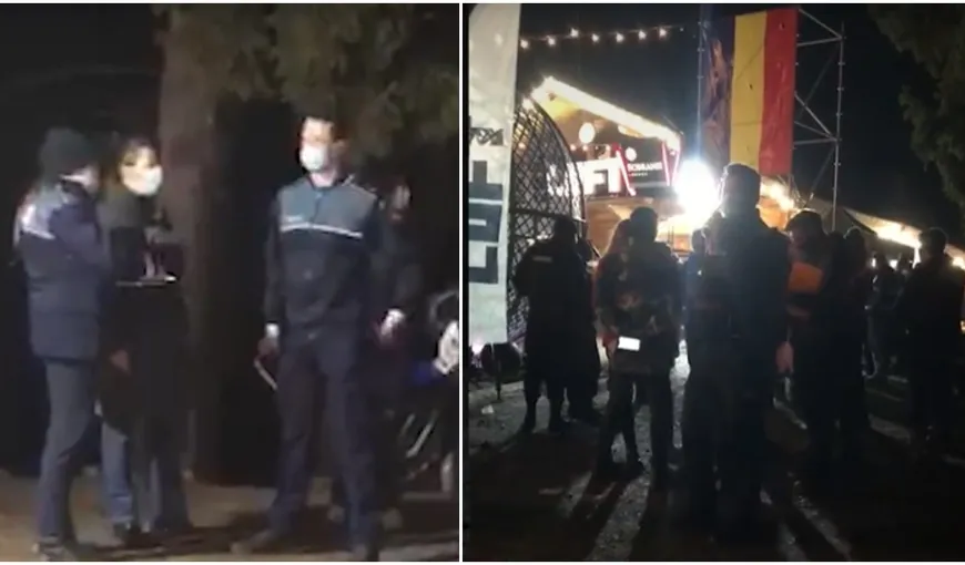 Poliția a descins în forță în clubul Loft din Predeal. Mascații au spart cheful petrecăreților VIDEO