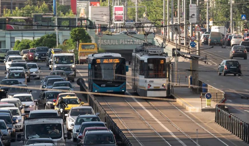 Autobuzele nu vor mai circula pe liniile de tramvai în Bucureşti. Explicaţia autorităţilor