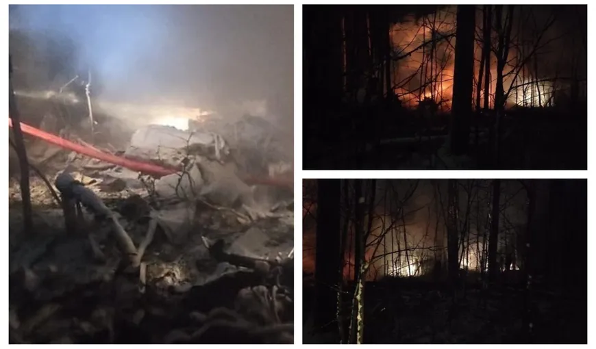 Avion prăbuşit în Rusia. Toţi pasagerii aflaţi la bord au murit VIDEO