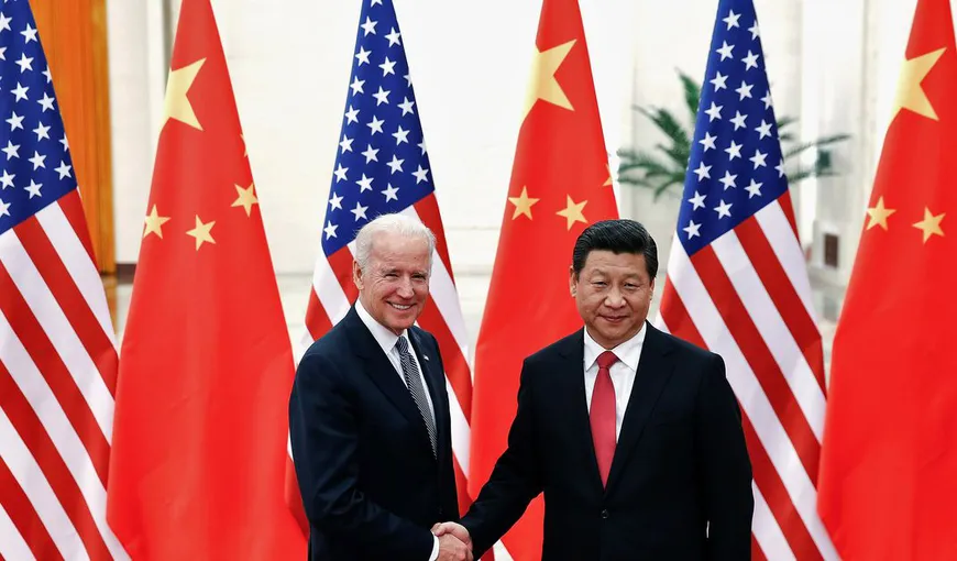 Întâlnire virtuală între Joe Biden şi Xi Jinping. Luni, liderii celor două super-puteri vor fi pentru prima dată faţă în faţă