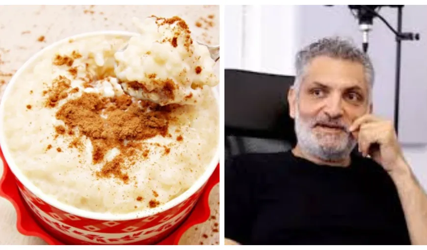 Reţetă orez cu lapte, desertul preferat al copilăriei lui Damian Drăghici. Ingredientul – minune folosit de artist
