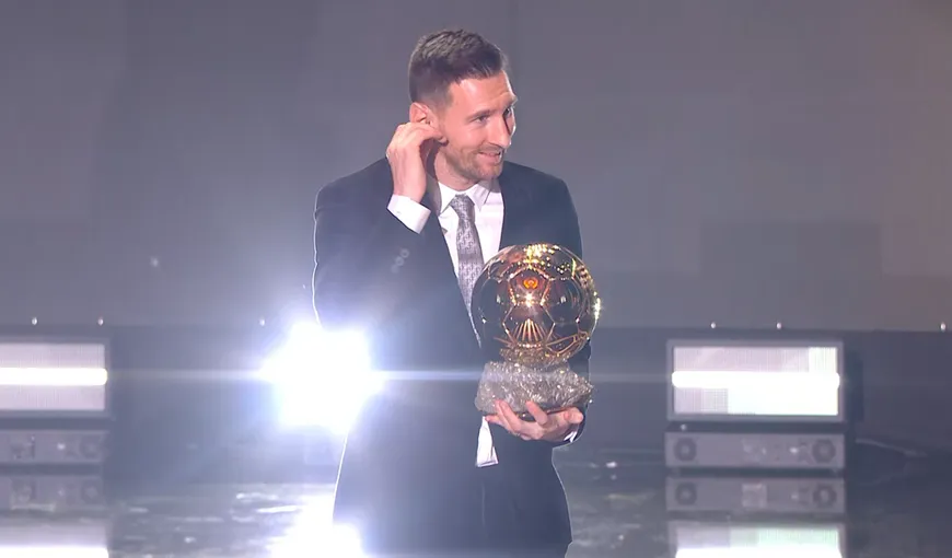 Balonul de Aur 2021. Lionel Messi a câştigat trofeul France Football