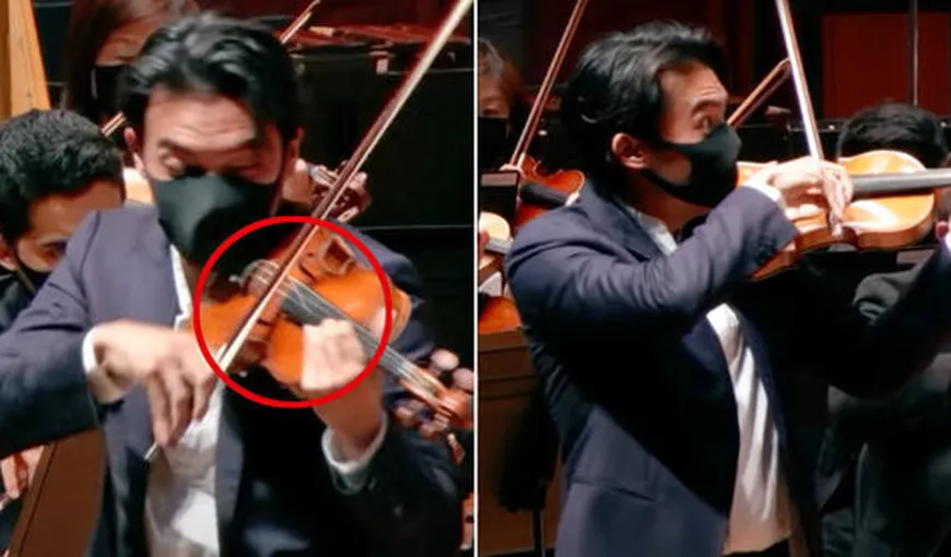 Incredibil cum a reacționat violonistul Ray Chen când o coardă a Stradivarius-ului i s-a rupt în timpul concertului