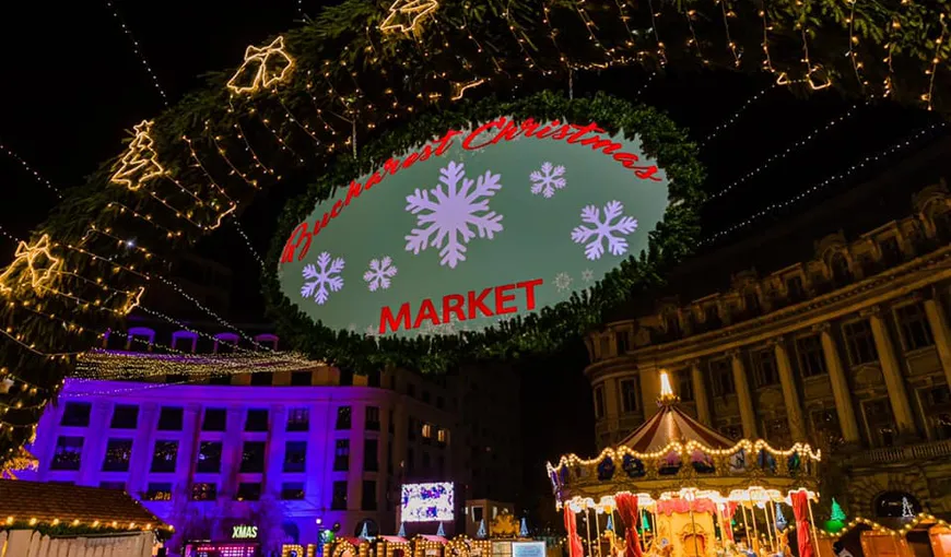 Târgul de Crăciun se deschide de vineri în București. Intrarea se face doar cu prezentarea certificatului verde