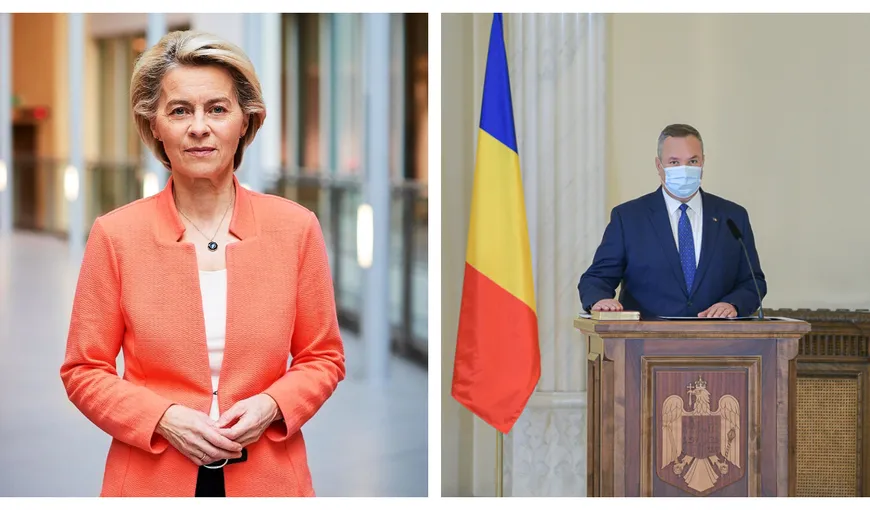 Şefa Comisiei Europene, primul mesaj pentru premierul Nicolae Ciucă. „Vom lucra împreună cu noul guvern român”