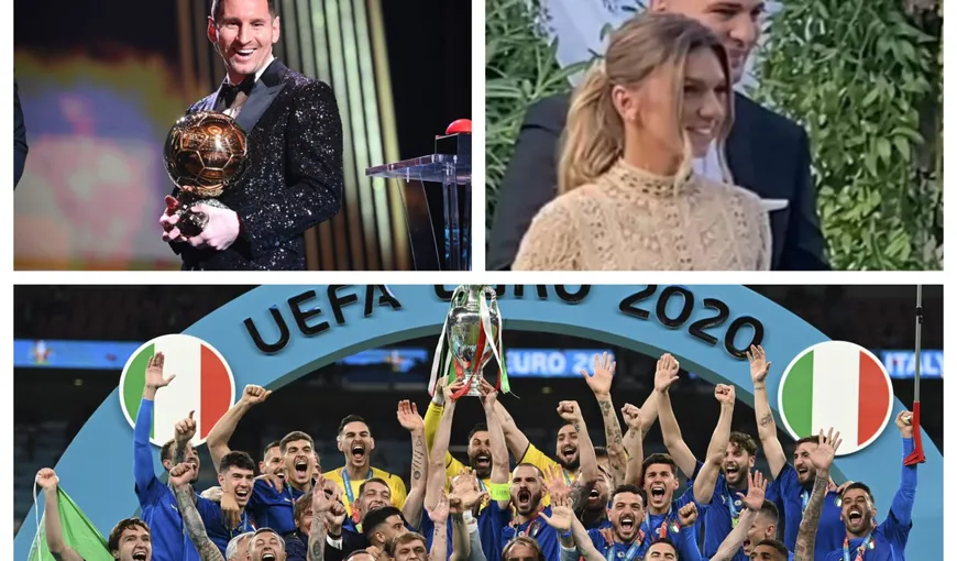 Retrospectiva anului 2021 în sportul românesc şi mondial. De la nunta Simonei Halep la transferul lui Messi la PSG