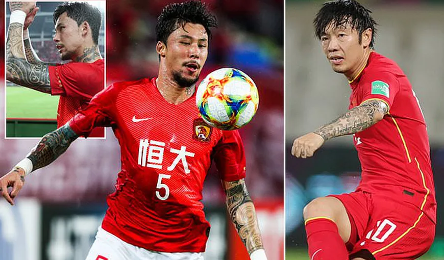 China interzice tatuajele fotbaliştilor de la echipa naţională. Cei care au deja, vor trebui să le şteargă