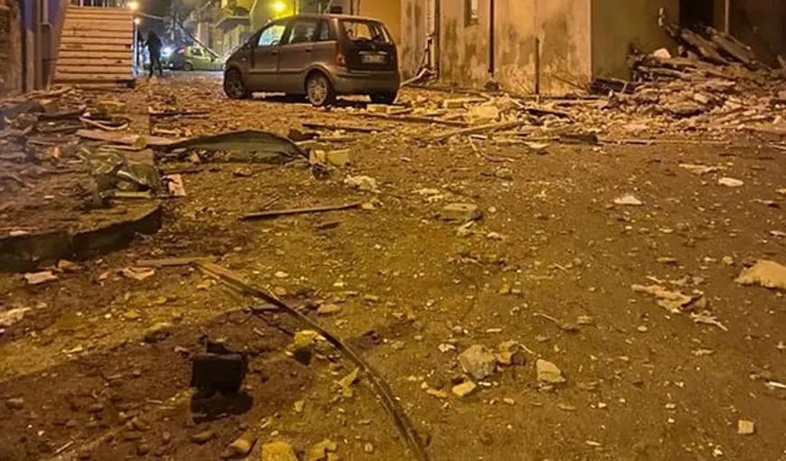 Explozie de gaz în Italia. Trei case s-au prăbuşit şi doi oameni au murit