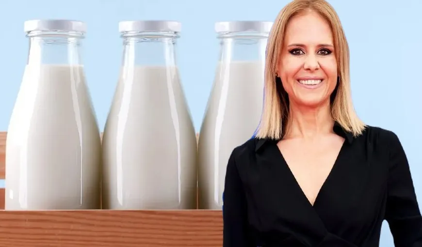 Laptele nu ar trebui consumat de adulți – mit sau adevăr? Mihaela Bilic vă spune tot ce trebuie să știți despre produsul copilăriei