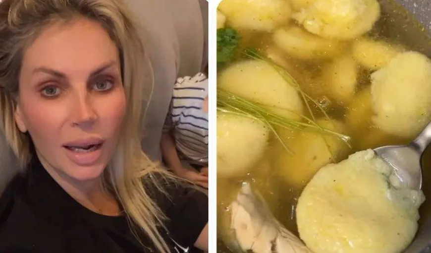 Andreea Bănică a dezvăluit rețeta ei pentru supa cu găluște. Iată ingredientul – minune pe care îl folosește artista