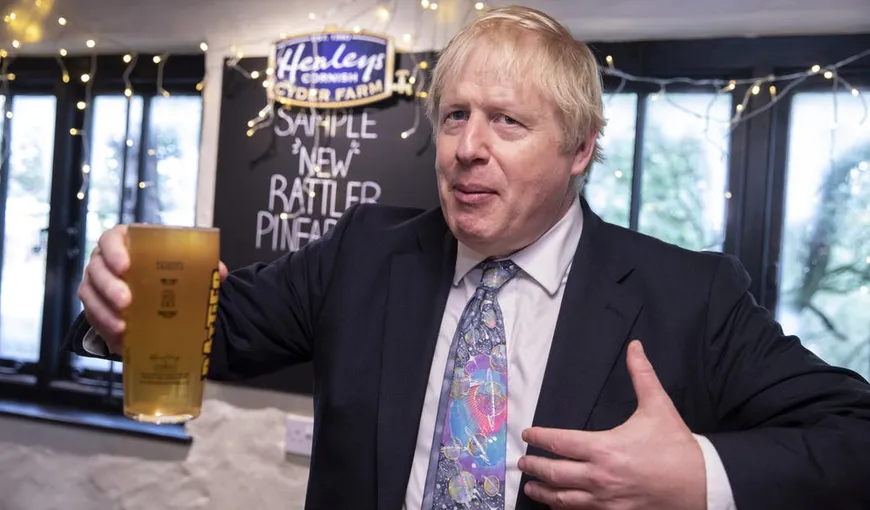Boris Johnson a confundat petrecerea cu munca. Scuză uluitoare găsită de premierul britanic, pentru a justifica nerespectarea lockdown-ului