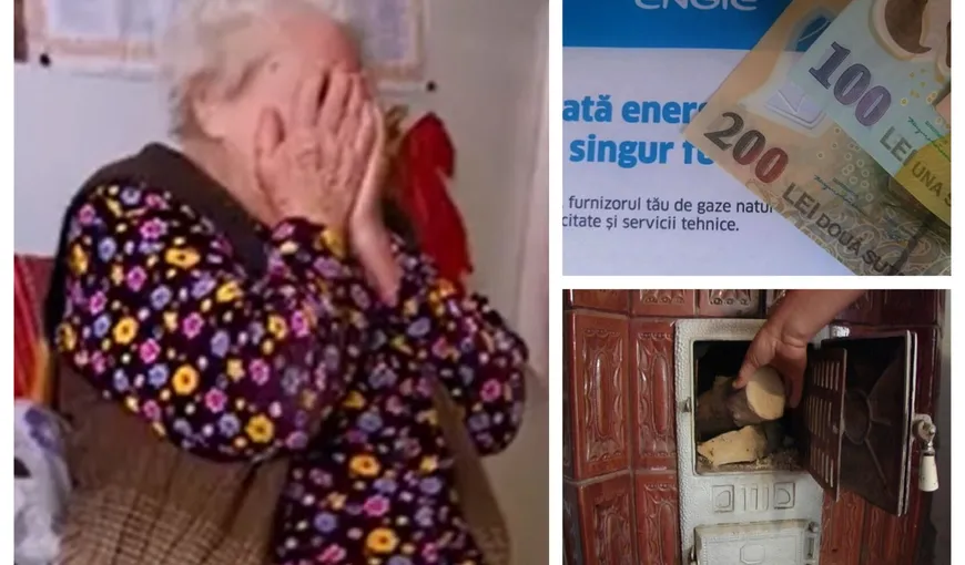 Bunica Elena, de 91 de ani, plânge de când i-a venit factura: „O zi mâncăm, alta nu”