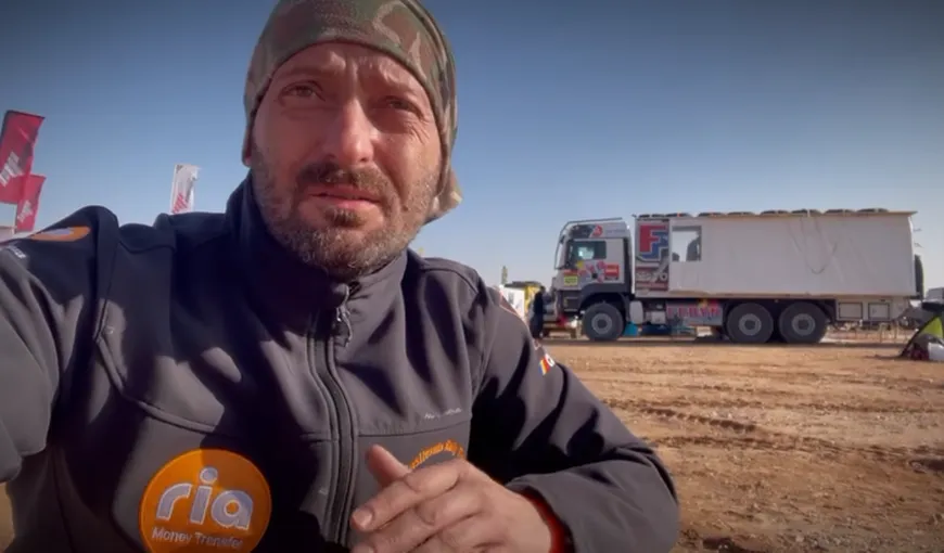Mesajul VIDEO transmis de Cheloo de la Raliul Dakar, din mijlocul deşertului: „Restul e o poveste gonflabilă”