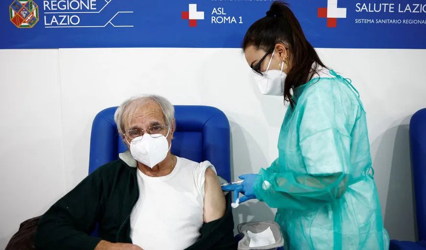 Italia ia măsuri extreme în faţa recordului de infectări. Impune vaccinarea obligatorie pentru TOATE persoanele de peste 50 de ani