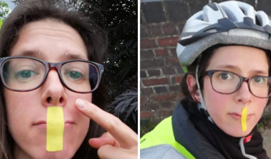 O femeie a luat decizia radicală de a-şi lipi buzele cu bandă adezivă şi spune că asta i-a schimbat viaţa şi i-a salvat căsnicia