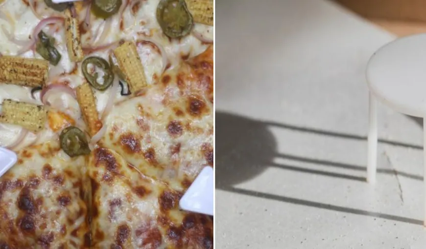 Motivul pentru care există obiectul alb în mijlocul cutiei de pizza. Nimeni nu se gândea că este atât de util – VIDEO