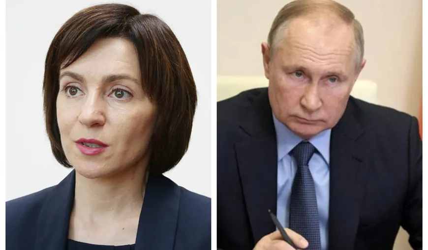 Maia Sandu îl sfidează pe Vladimir Putin: „Țara noastră e independentă. Nu o voi vinde pentru gaze mai ieftine!”