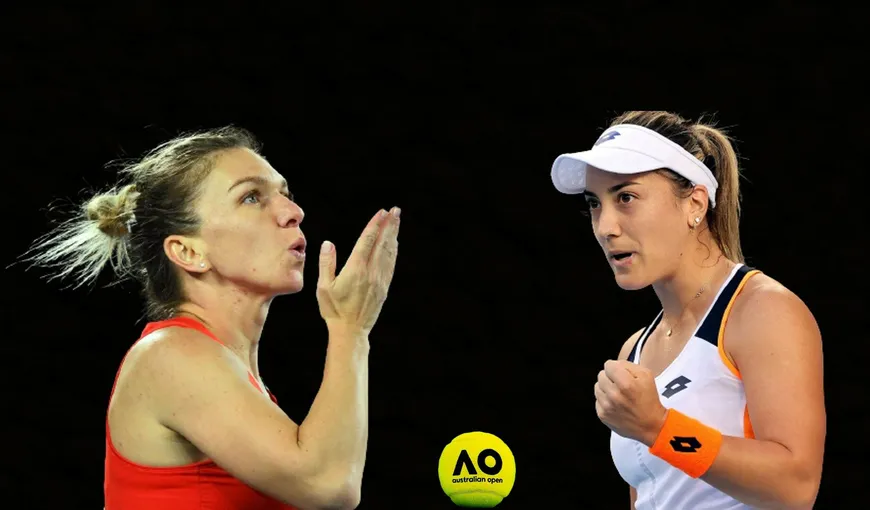 Simona Halep, a şaptea oară în „optimi” la Australian Open după 6-2, 6-1 cu Danka Kovinic