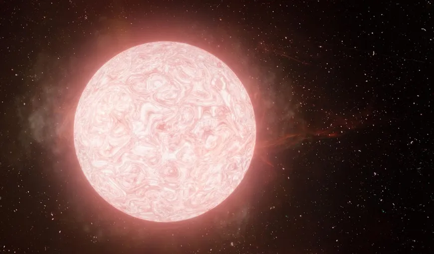 Moment istoric, astronomii au surprins explozia unei supergigantice roșii, stea de 10 ori mai mare decât Soarele. Imaginile sunt impresionante VIDEO