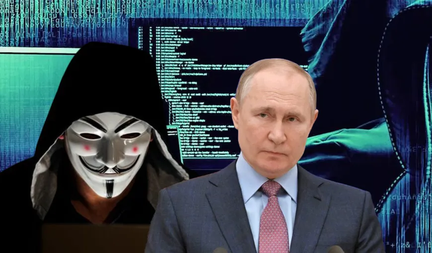 Anonymous, avertisment fără precedent la adresa lui Putin. Îl obligă să pună punct războiului din Ucraina. ”Altfel vei cunoaşte mânia deplină a hackerilor lumii”
