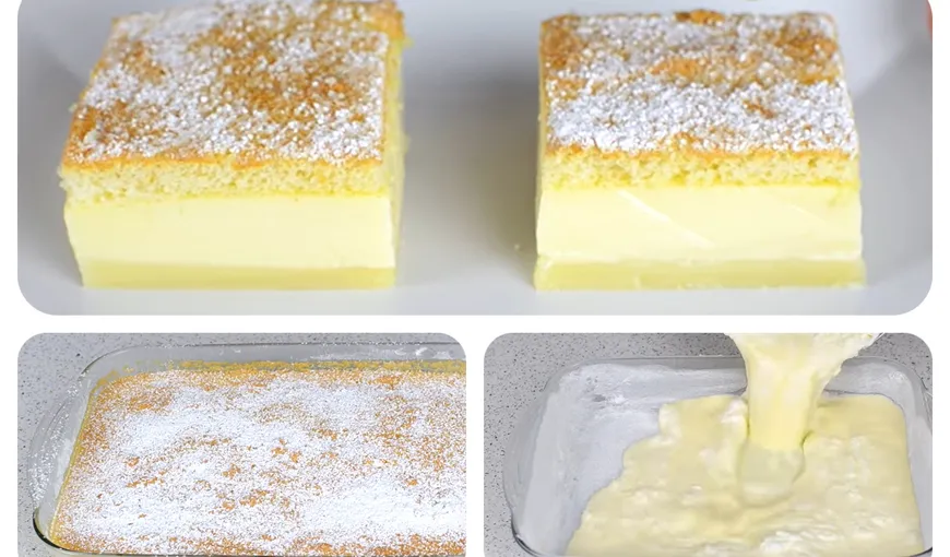 Prăjitura deşteaptă, dulcele spectaculos cu aromă de vanilie. Jamila dezvăluie secretele unui desert ca la carte. VIDEO