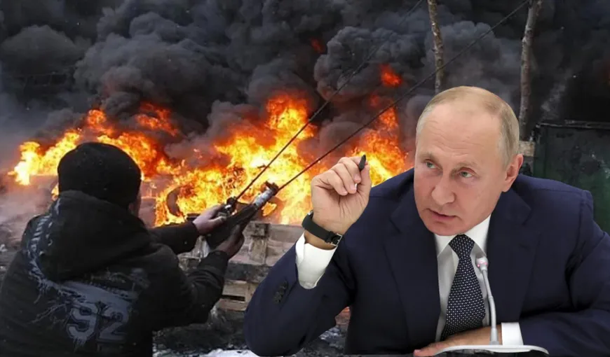 Explozie puternică în oraşul separatist ucrainean Doneţk. La scurt timp, Vladimir Putin a dat ordinul!