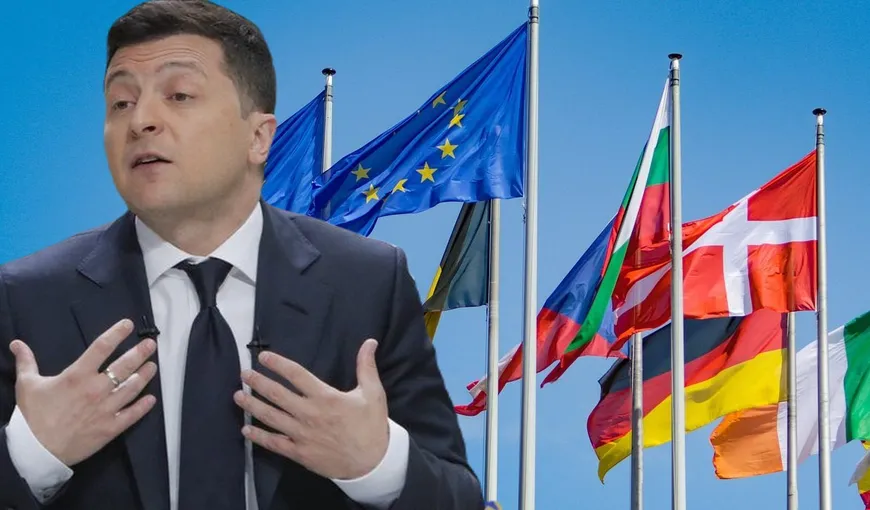 Zelenski cere ca Ucraina să fie primită în UE: „E un moment crucial pentru a decide aderarea”
