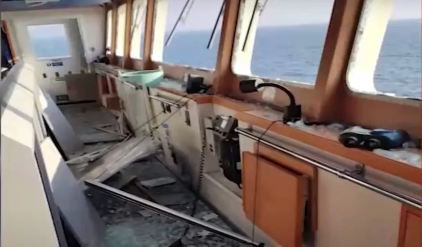 Război în Ucraina. O navă comercială cu proprietar turc a fost lovită de o bombă în apropierea portului Odessa