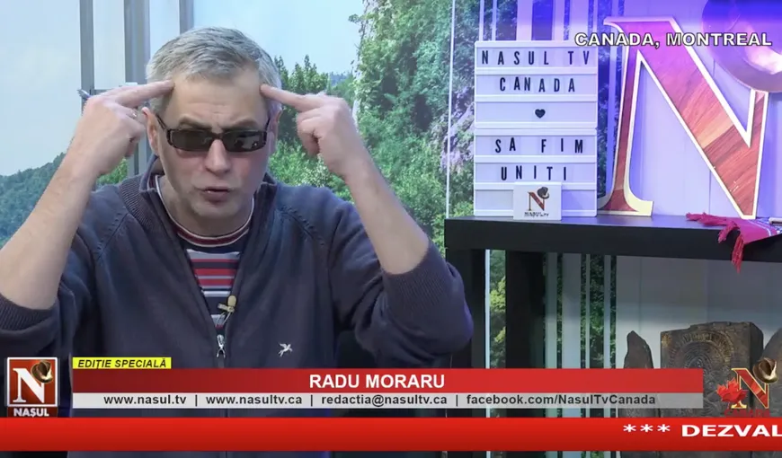 „Naşul” Radu Moraru a decis să fie preşedintele României: „Dacă nu preia cineva măcar la fel de bun ca mine ţara asta, ne ducem naibii”